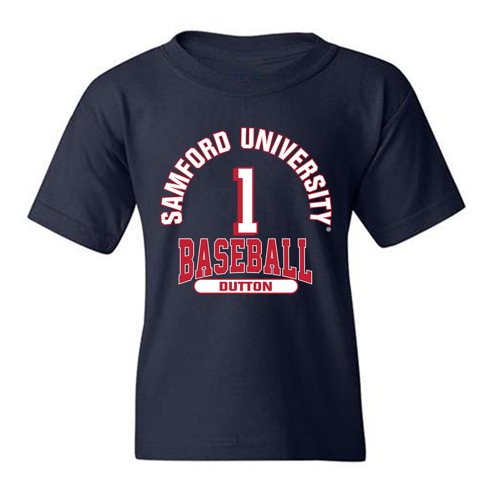 Samford - NCAA Baseball : Pierce Dutton - Classic Fashion Shersey Youth T-Shirt-0