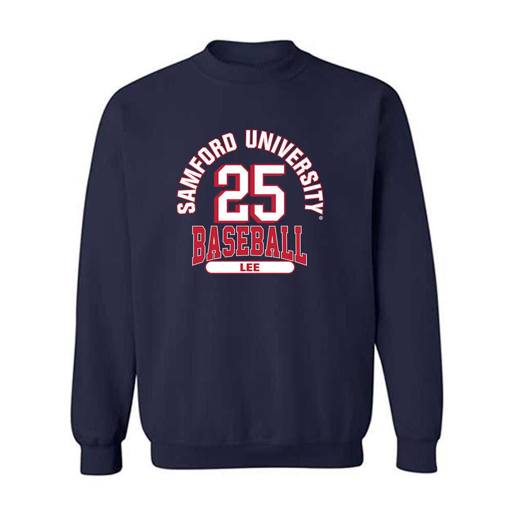 Samford - NCAA Baseball : Joseph Lee - Classic Fashion Shersey Crewneck Sweatshirt-0