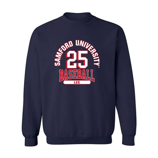 Samford - NCAA Baseball : Joseph Lee - Classic Fashion Shersey Crewneck Sweatshirt-0