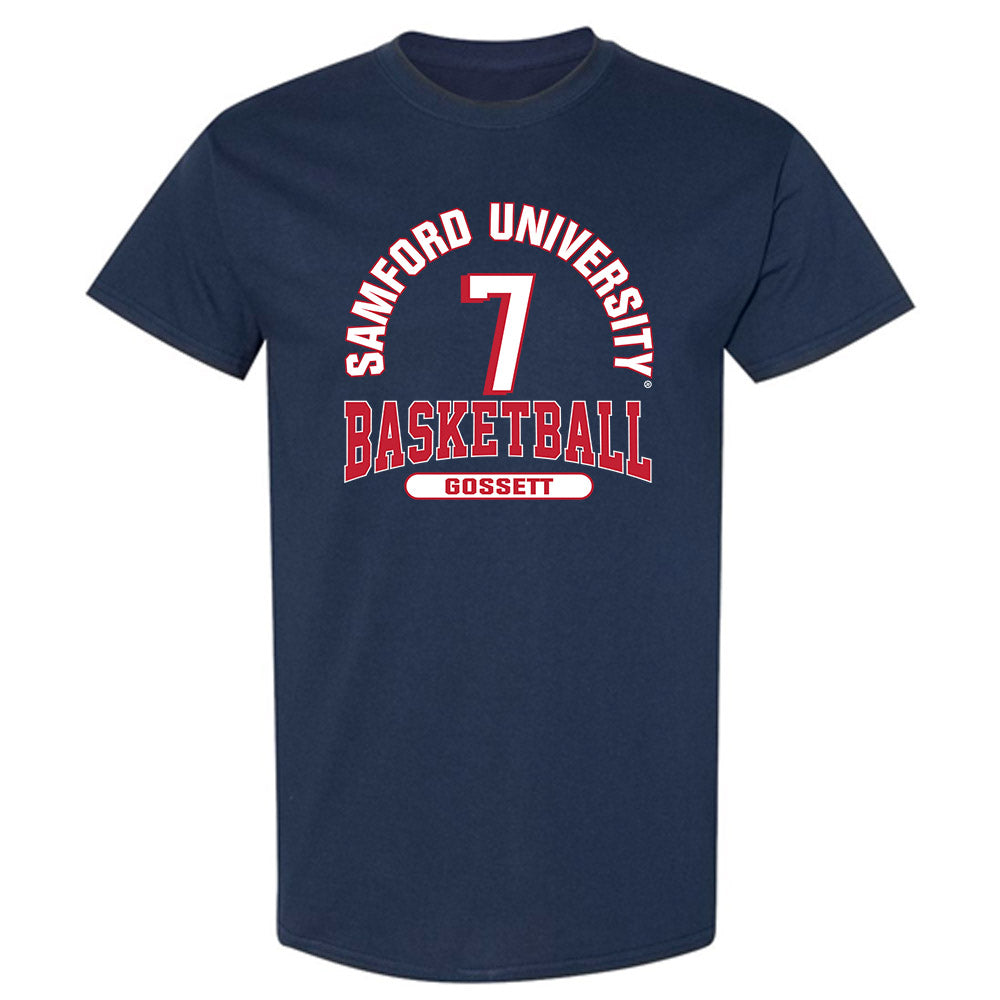Samford - NCAA Men's Basketball : JD Gossett - Classic Fashion Shersey T-Shirt-0