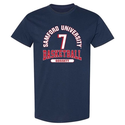 Samford - NCAA Men's Basketball : JD Gossett - Classic Fashion Shersey T-Shirt-0