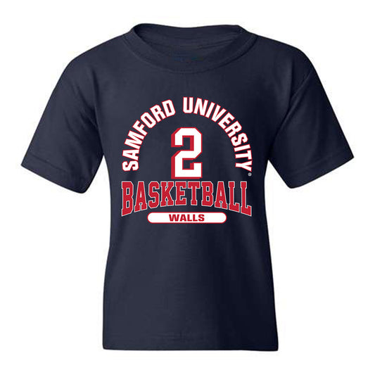 Samford - NCAA Men's Basketball : Lukas Walls - Youth T-Shirt