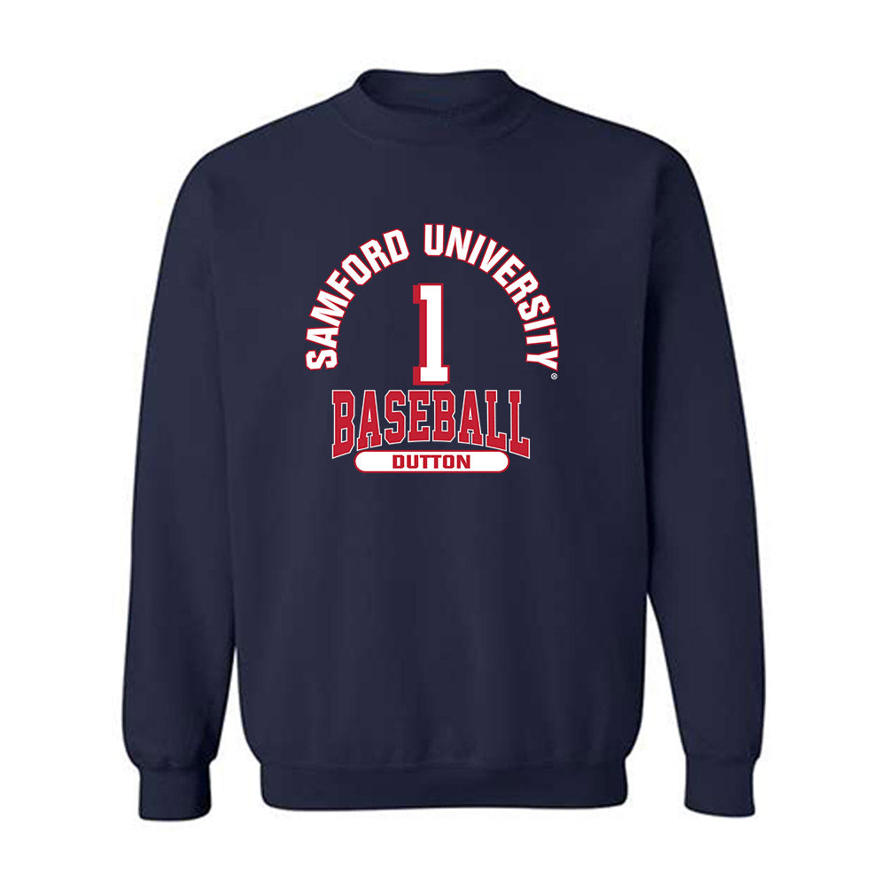 Samford - NCAA Baseball : Pierce Dutton - Classic Fashion Shersey Crewneck Sweatshirt-0