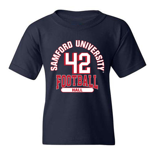 Samford - NCAA Football : Quinten Hall - Classic Fashion Shersey Youth T-Shirt-0