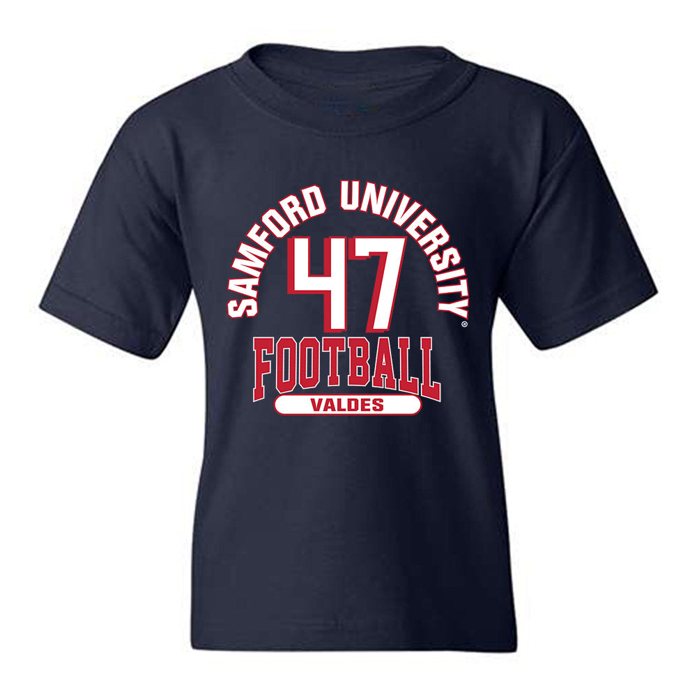 Samford - NCAA Football : Daniel Valdes - Classic Fashion Shersey Youth T-Shirt-0
