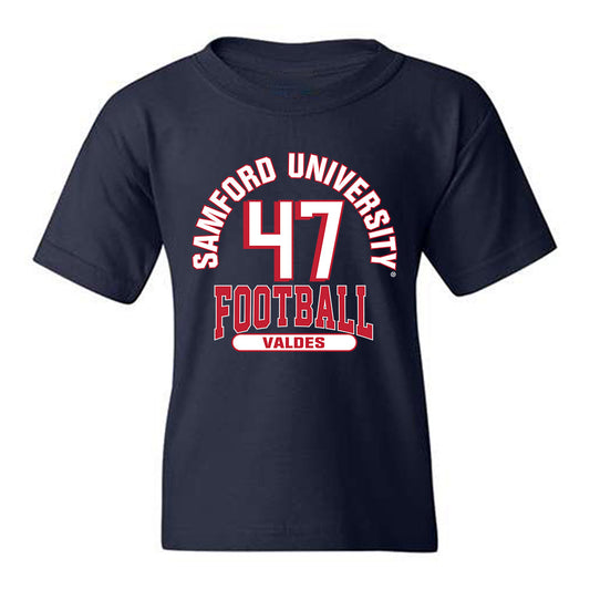 Samford - NCAA Football : Daniel Valdes - Classic Fashion Shersey Youth T-Shirt-0