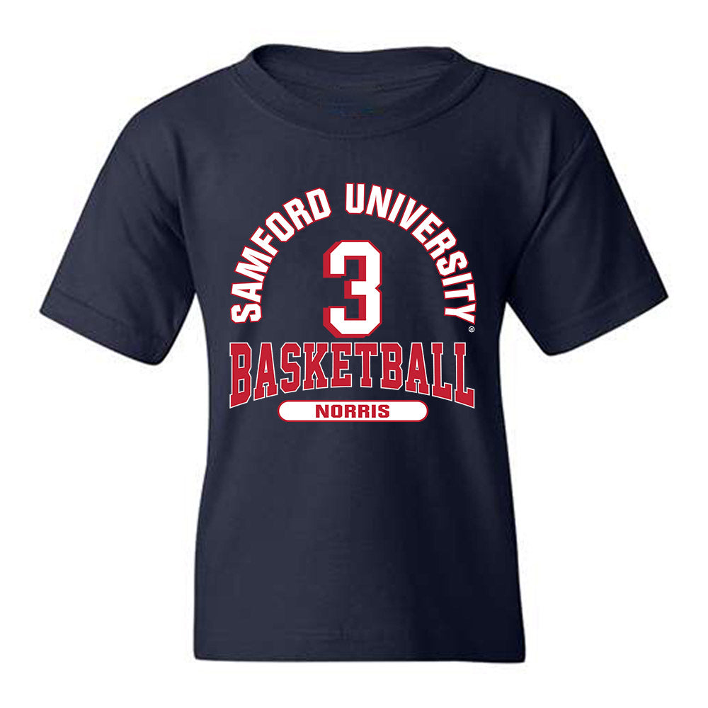 Samford - NCAA Men's Basketball : Keaton Norris - Classic Fashion Shersey Youth T-Shirt-0