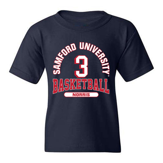 Samford - NCAA Men's Basketball : Keaton Norris - Classic Fashion Shersey Youth T-Shirt-0