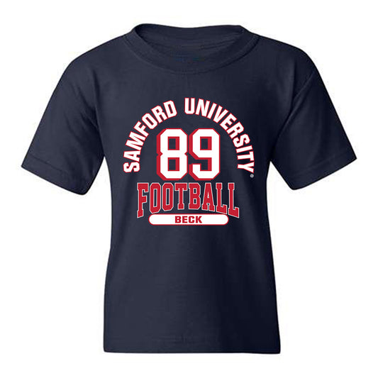 Samford - NCAA Football : Landon Beck - Classic Fashion Shersey Youth T-Shirt-0