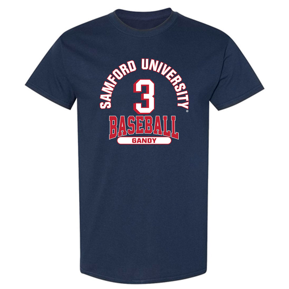 Samford - NCAA Baseball : Gus Gandy - Classic Fashion Shersey T-Shirt-0