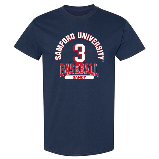 Samford - NCAA Baseball : Gus Gandy - Classic Fashion Shersey T-Shirt-0