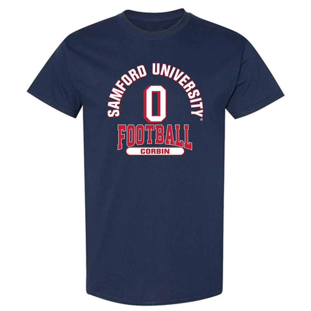 Samford - NCAA Football : Key Corbin - Classic Fashion Shersey T-Shirt-0