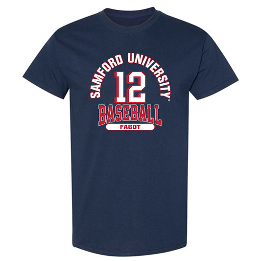 Samford - NCAA Baseball : Christopher Fagot - Classic Fashion Shersey T-Shirt-0