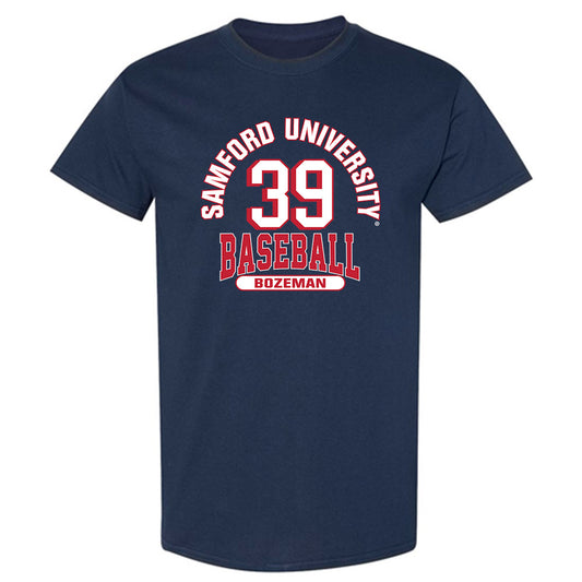 Samford - NCAA Baseball : Charlie Bozeman - Classic Fashion Shersey T-Shirt-0