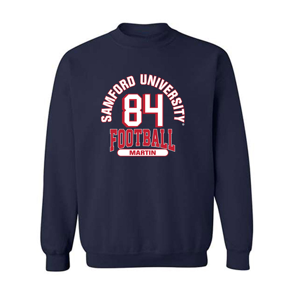 Samford - NCAA Football : Bryon Martin - Classic Fashion Shersey Crewneck Sweatshirt-0