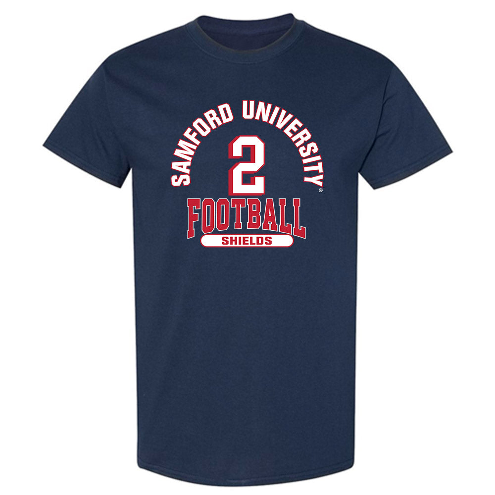 Samford - NCAA Football : Will Shields - Classic Fashion Shersey T-Shirt-0