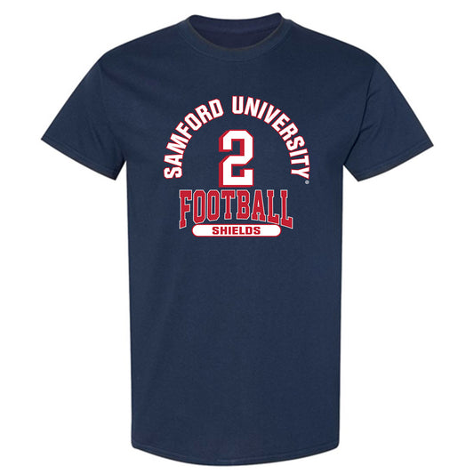 Samford - NCAA Football : Will Shields - Classic Fashion Shersey T-Shirt-0