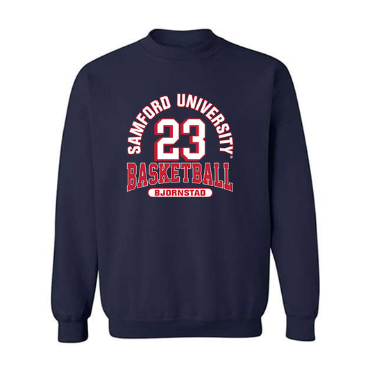 Samford - NCAA Women's Basketball : Kayte Madison Bjornstad - Classic Fashion Shersey Crewneck Sweatshirt-0