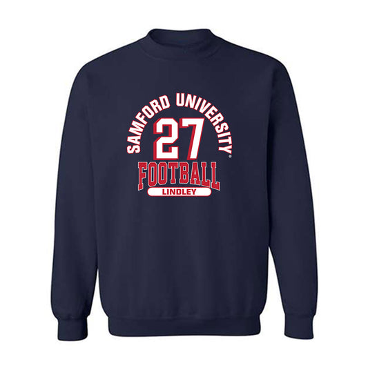 Samford - NCAA Football : Zamarcus Lindley - Classic Fashion Shersey Crewneck Sweatshirt-0