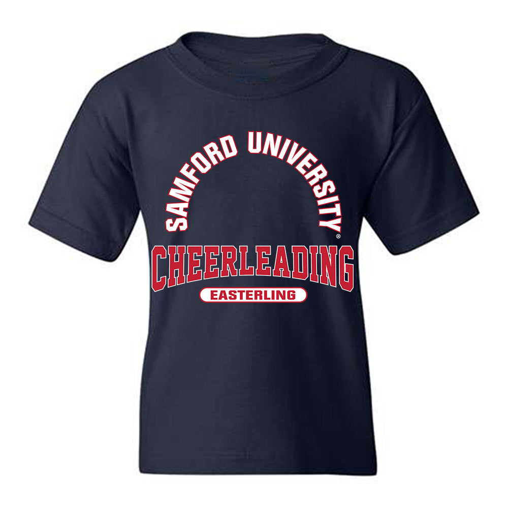 Samford - NCAA Cheerleading : Campbell Easterling - Classic Fashion Shersey Youth T-Shirt-0
