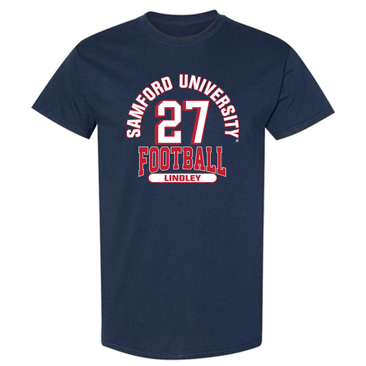 Samford - NCAA Football : Zamarcus Lindley - Classic Fashion Shersey T-Shirt-0