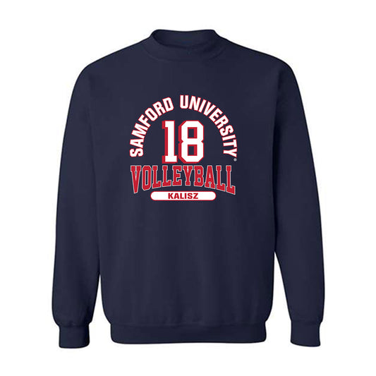 Samford - NCAA Women's Volleyball : Maggie Kalisz - Classic Fashion Shersey Crewneck Sweatshirt-0