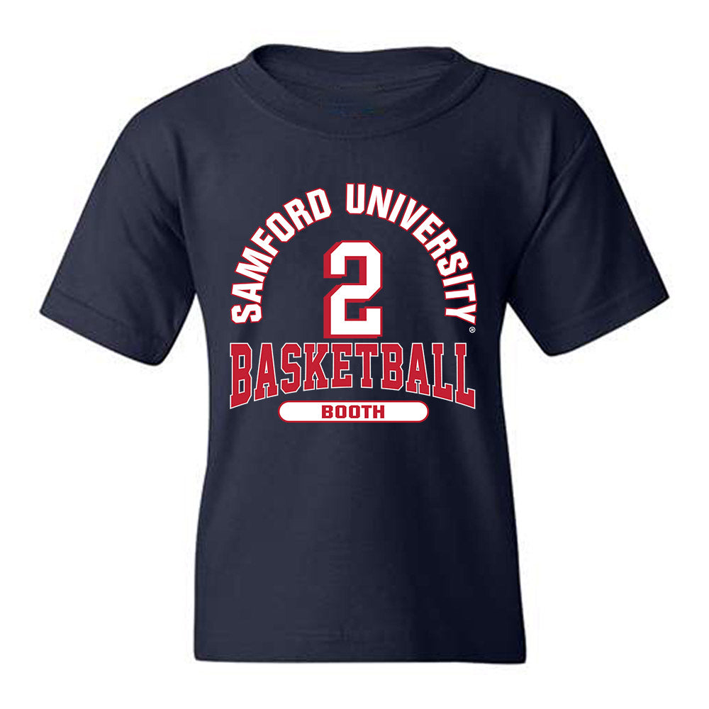 Samford - NCAA Men's Basketball : Jadin Booth - Classic Fashion Shersey Youth T-Shirt-0