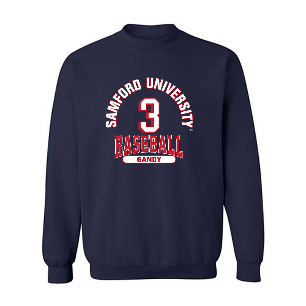 Samford - NCAA Baseball : Gus Gandy - Classic Fashion Shersey Crewneck Sweatshirt-0