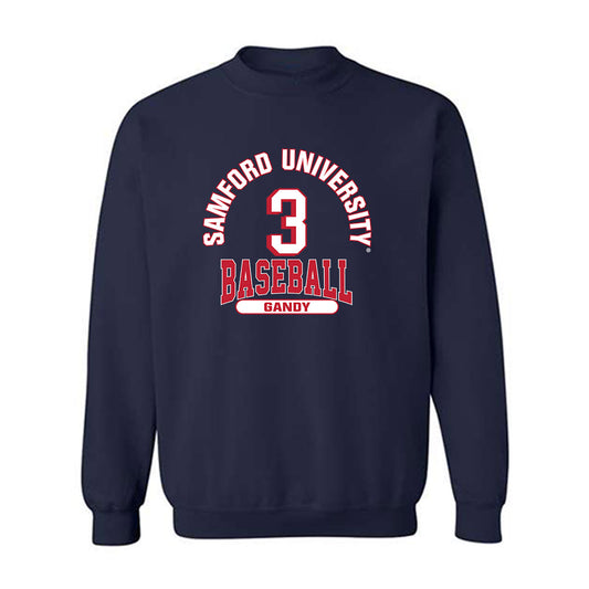 Samford - NCAA Baseball : Gus Gandy - Classic Fashion Shersey Crewneck Sweatshirt-0