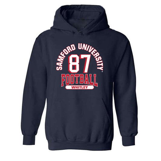 Samford - NCAA Football : Brice Whitley - Classic Fashion Shersey Hooded Sweatshirt-0