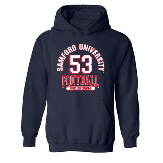 Samford - NCAA Football : Kaden McKeown - Classic Fashion Shersey Hooded Sweatshirt-0