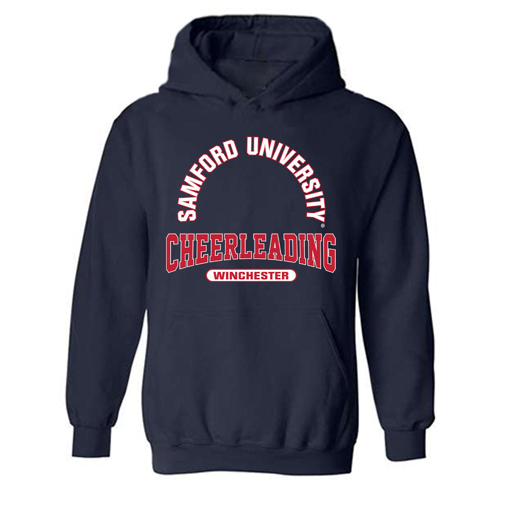 Samford - NCAA Cheerleading : Madison Winchester - Classic Fashion Shersey Hooded Sweatshirt-0
