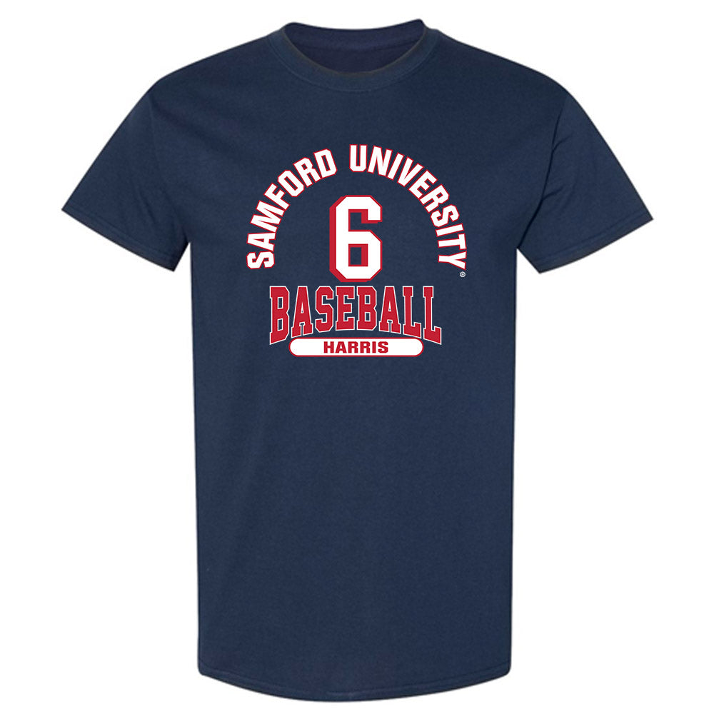Samford - NCAA Baseball : Jackson Harris - Classic Fashion Shersey T-Shirt-0