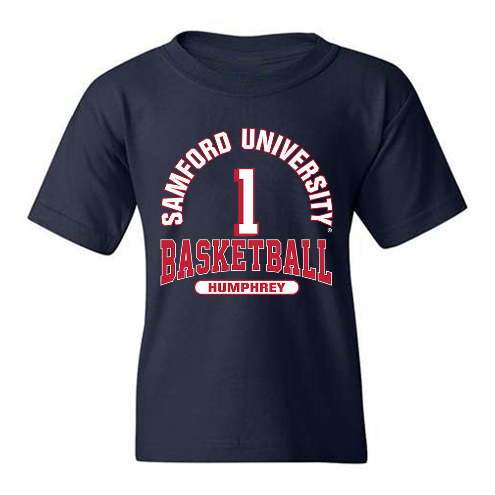 Samford - NCAA Men's Basketball : DaJion Humphrey - Classic Fashion Shersey Youth T-Shirt-0