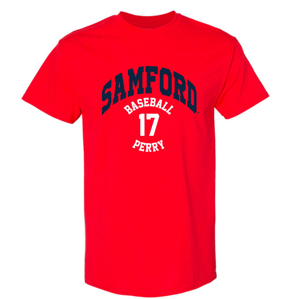 Samford - NCAA Baseball : Hayden Perry - Classic Fashion Shersey T-Shirt-0