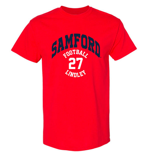 Samford - NCAA Football : Zamarcus Lindley - Classic Fashion Shersey T-Shirt-0