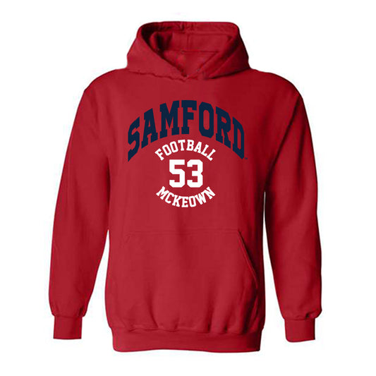 Samford - NCAA Football : Kaden McKeown - Classic Fashion Shersey Hooded Sweatshirt-0