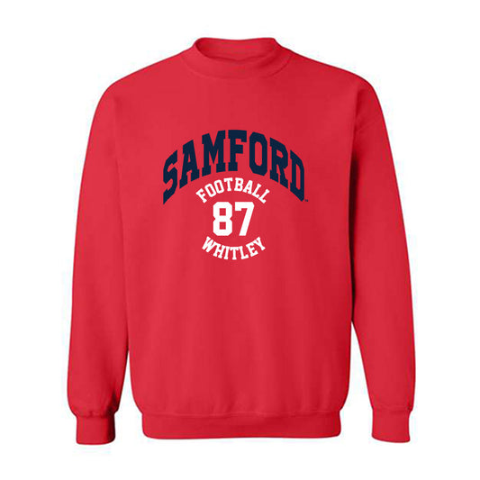 Samford - NCAA Football : Brice Whitley - Classic Fashion Shersey Crewneck Sweatshirt-0