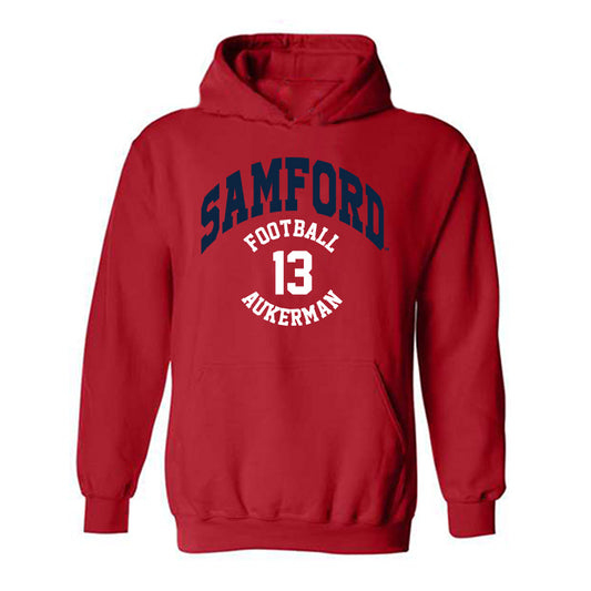 Samford - NCAA Football : Cayden Aukerman - Classic Fashion Shersey Hooded Sweatshirt-0