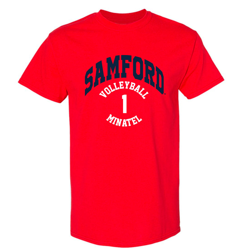 Samford - NCAA Women's Volleyball : Carly Minatel - Classic Fashion Shersey T-Shirt-0