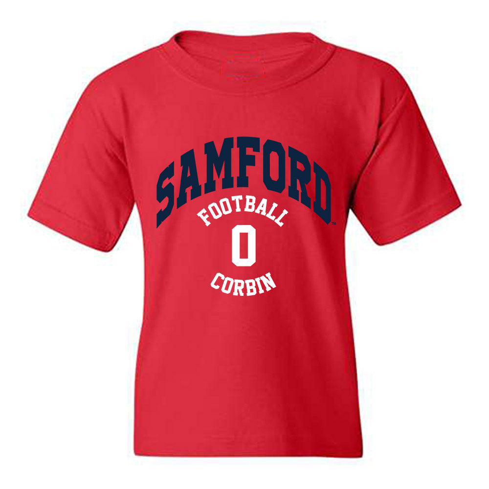 Samford - NCAA Football : Key Corbin - Classic Fashion Shersey Youth T-Shirt-0