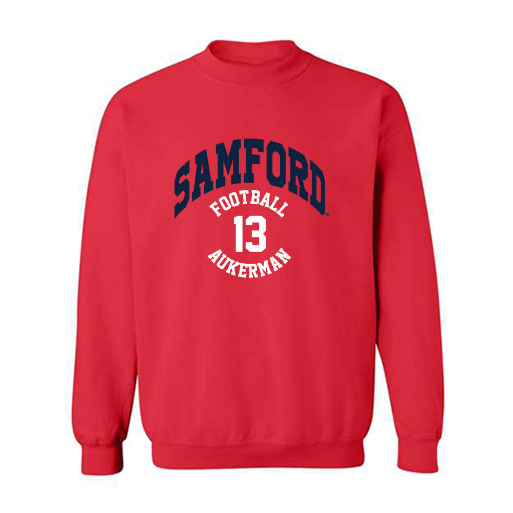 Samford - NCAA Football : Cayden Aukerman - Classic Fashion Shersey Crewneck Sweatshirt-0