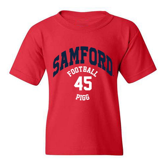 Samford - NCAA Football : Cannon Pigg - Classic Fashion Shersey Youth T-Shirt-0