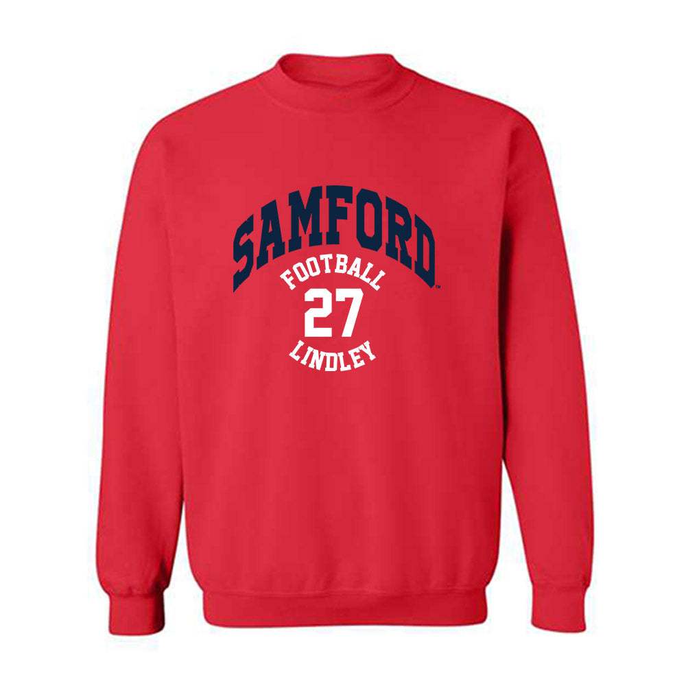 Samford - NCAA Football : Zamarcus Lindley - Classic Fashion Shersey Crewneck Sweatshirt-0
