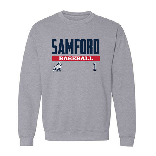 Samford - NCAA Baseball : Pierce Dutton - Classic Fashion Shersey Crewneck Sweatshirt-0