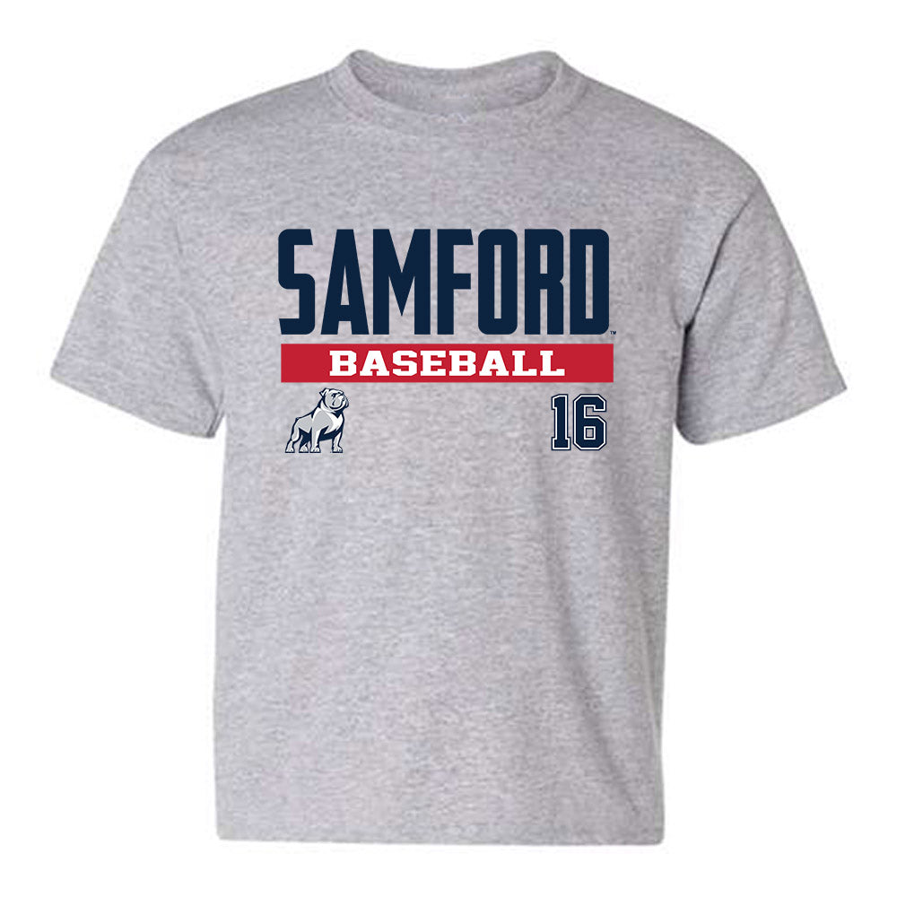 Samford - NCAA Baseball : Easton Nelms - Classic Fashion Shersey Youth T-Shirt-0