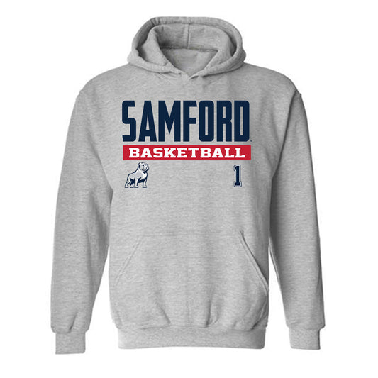 Samford - NCAA Women's Basketball : Jada Knight - Classic Fashion Shersey Hooded Sweatshirt-0