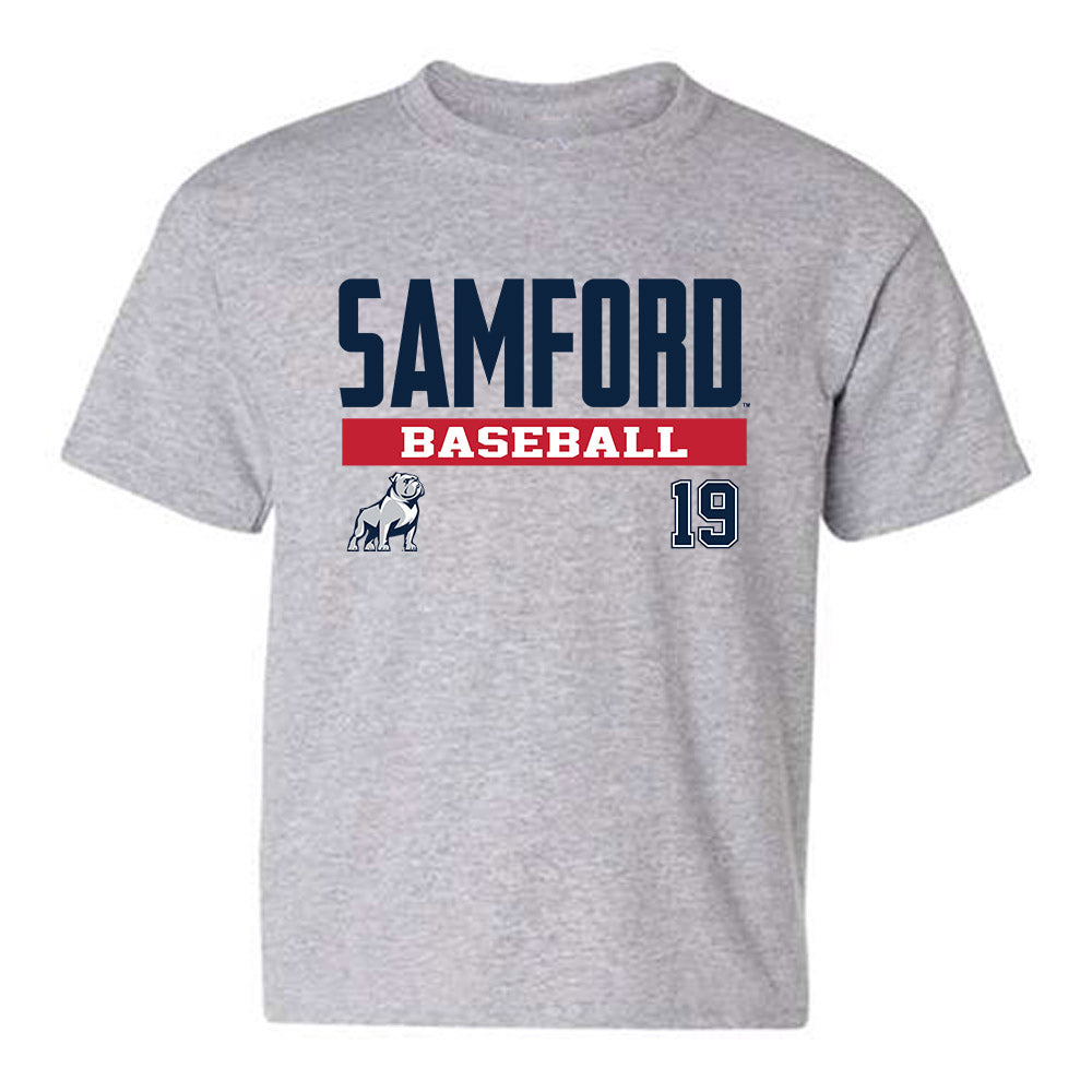 Samford - NCAA Baseball : Cason Hill - Classic Fashion Shersey Youth T-Shirt-0