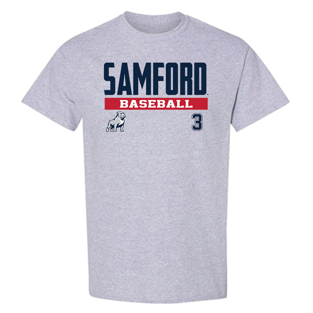 Samford - NCAA Baseball : Gus Gandy - Classic Fashion Shersey T-Shirt-0