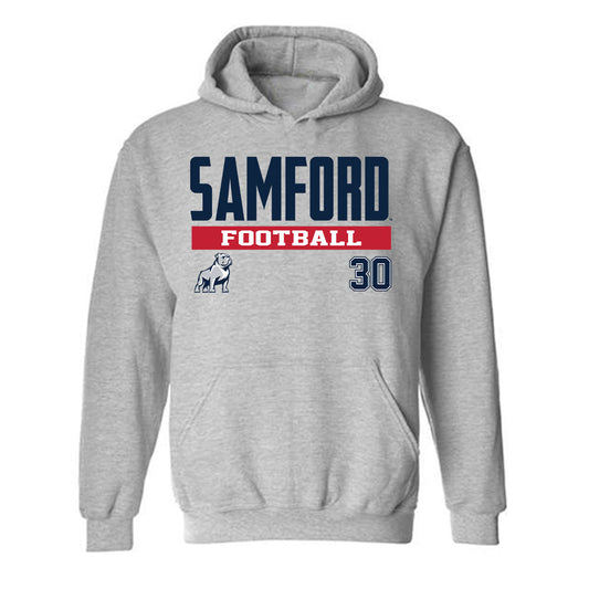 Samford - NCAA Football : Noah Holton - Classic Fashion Shersey Hooded Sweatshirt-0